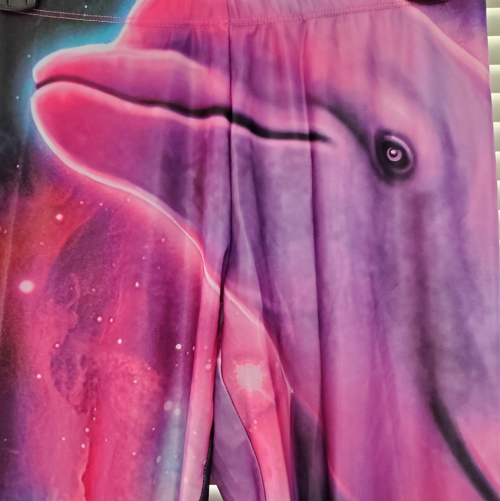 Galaxy dolphin leggings - Picture 3 of 8